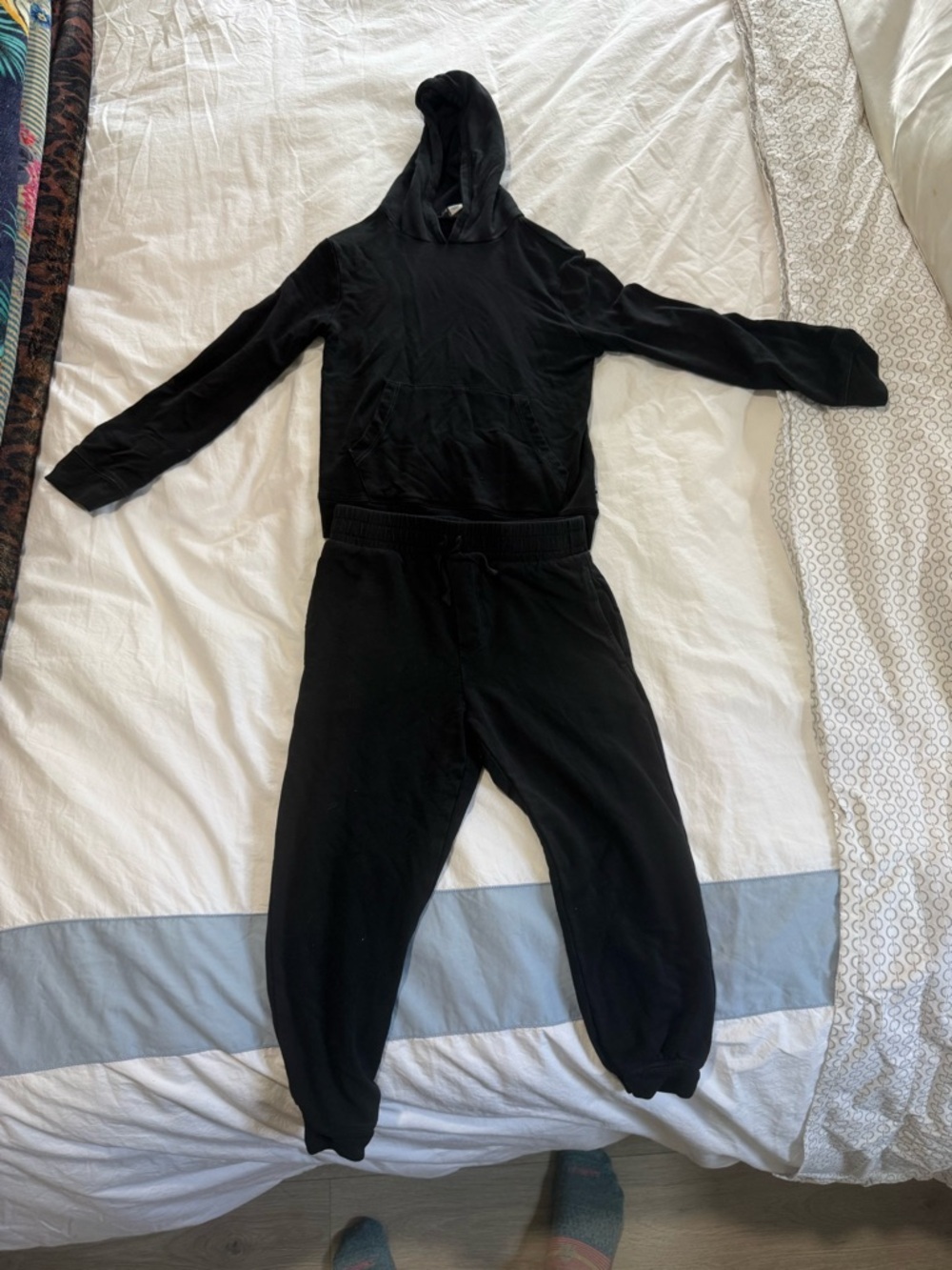 Splendid Black Sweatshirt Set